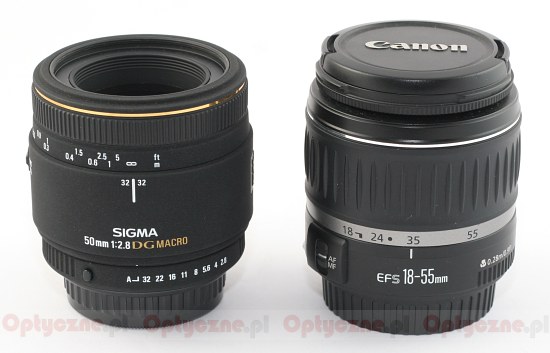 Sigma 50 mm f/2.8 EX DG Macro - Budowa i jakość wykonania Sigma 50 mm f/2.8 EX DG Macro - Budowa i jakość wykonania