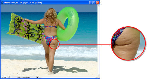 Photoshop CS3 PL - pozbywanie się niechcianych elementów z obrazu - Korekcja dużych powierzchni obrazu Photoshop CS3 PL - pozbywanie się niechcianych elementów z obrazu - Korekcja dużych powierzchni obrazu