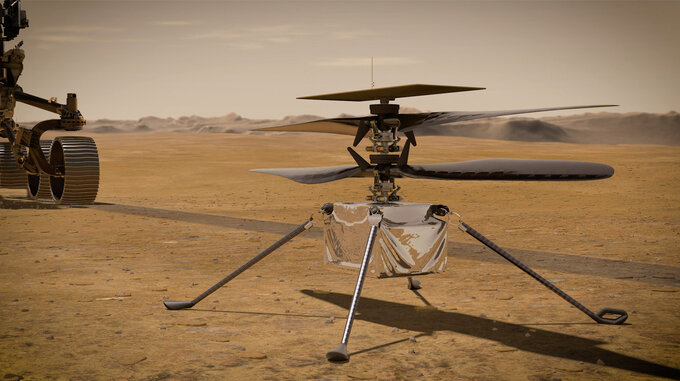 Czym fotografuje si na Marsie - cz II  - Mars Helicopter