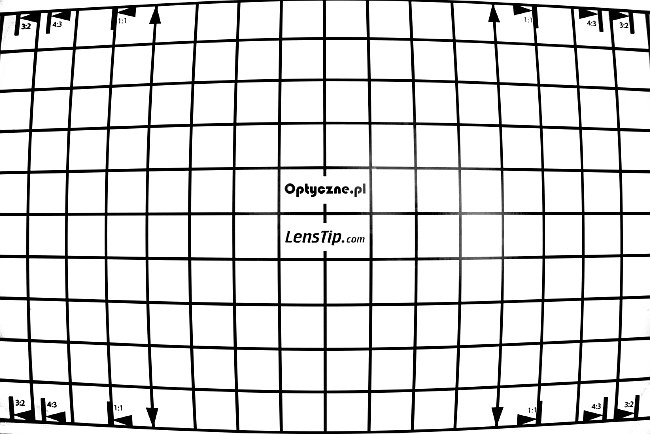 Venus Optics LAOWA 9 mm f/5.6 FF RL - Dystorsja