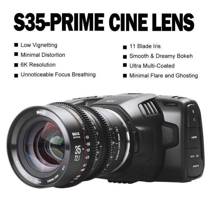 Meike 35 mm T2.1 Cine