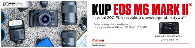 Wrzeniowe promocje Canon w sklepie Fotoforma