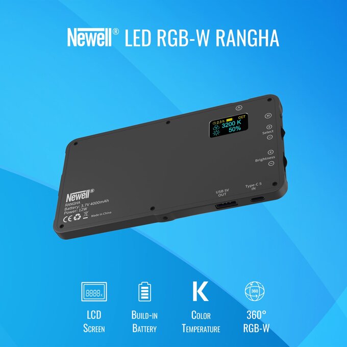 Lampa LED Newell RGB-W Rangha