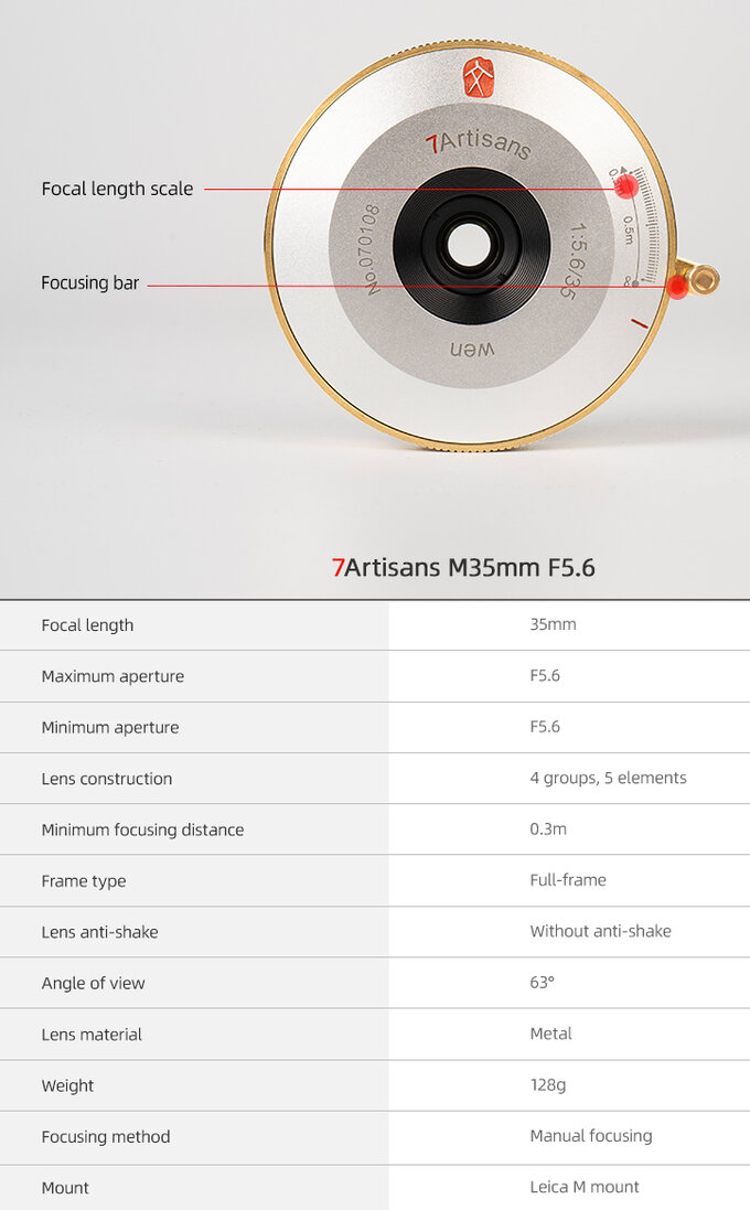 7Artisans M 35 mm f/5.6