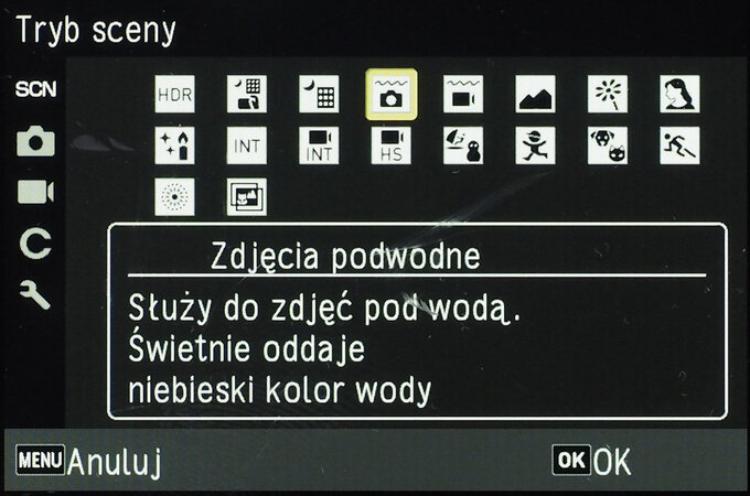 Test aparatw podwodnych 2021 - Ricoh WG-6