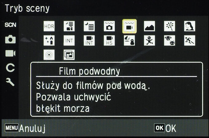 Test aparatw podwodnych 2021 - Ricoh WG-6