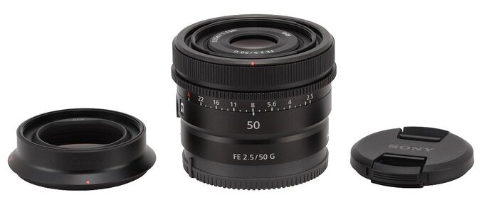 Sony FE 50 mm f/2.5 G - Budowa i jako wykonania