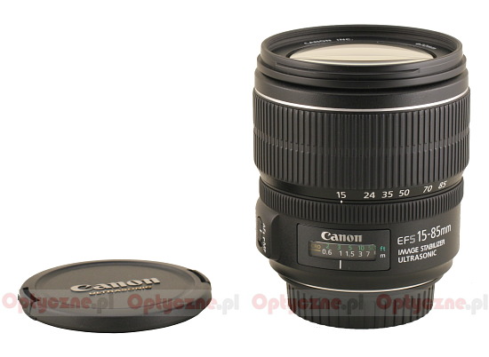 Canon EF-S 15-85 mm f/3.5-5.6 IS USM - Budowa, jako wykonania i stabilizacja
