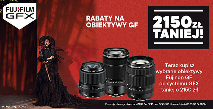 Promocje na obiektywy Fujifilm