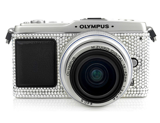 Olympus E-P1 z krysztakami Swarovskiego