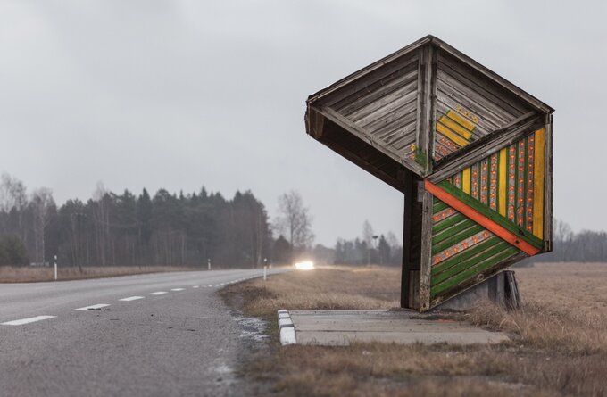 Wystawa Soviet Bus Stops