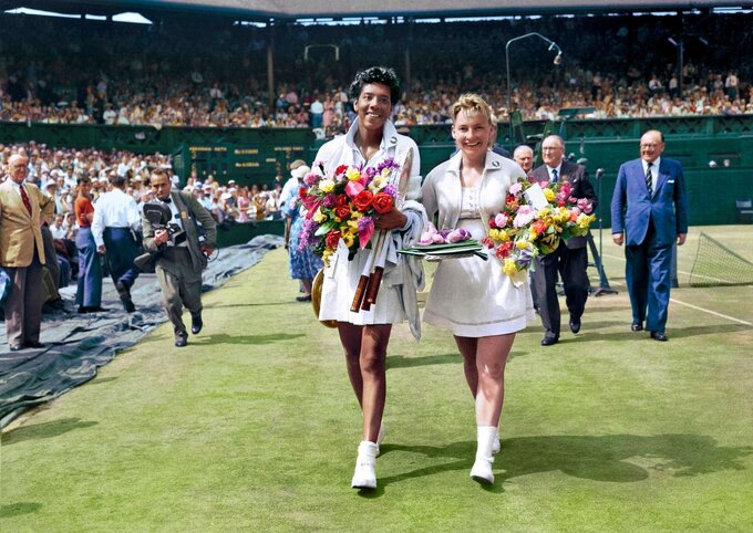Pokolorowane zdjcia z Wimbledonu