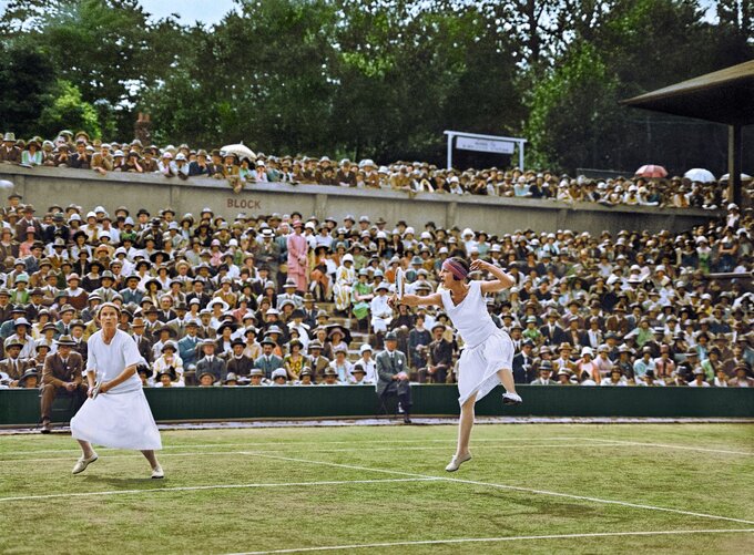 Pokolorowane zdjcia z Wimbledonu