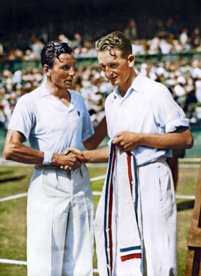 Pokolorowane zdjcia z Wimbledonu