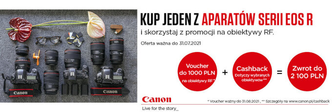 Letnie promocj na produkty Canon w sklepie Fotoforma.pl