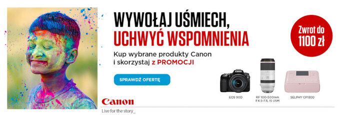 Letnie promocj na produkty Canon w sklepie Fotoforma.pl