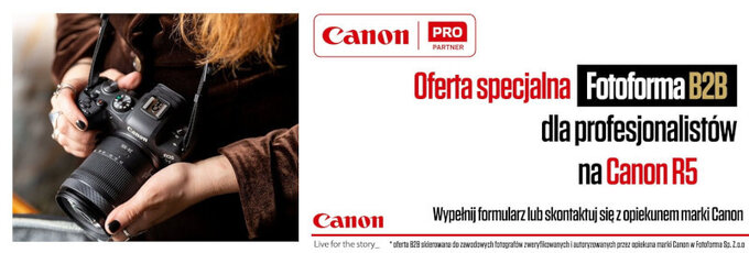 Letnie promocj na produkty Canon w sklepie Fotoforma.pl