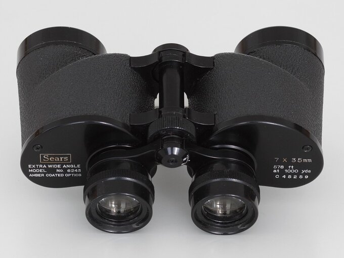 Zapomniana klasa lornetek 7x35 - Rynek wtrny przychodzi z odciecz - Sears