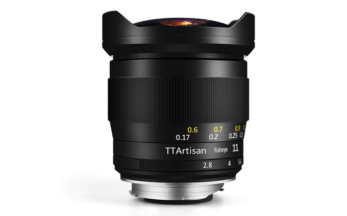 TTartisan 11 mm f/2.8 Fisheye z nowym mocowaniem