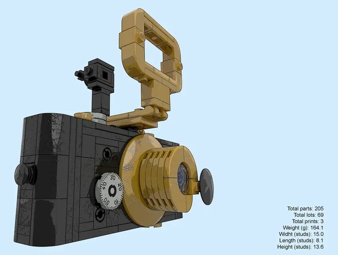 Aparat Leica z klocków Lego Aparat Leica z klocków Lego