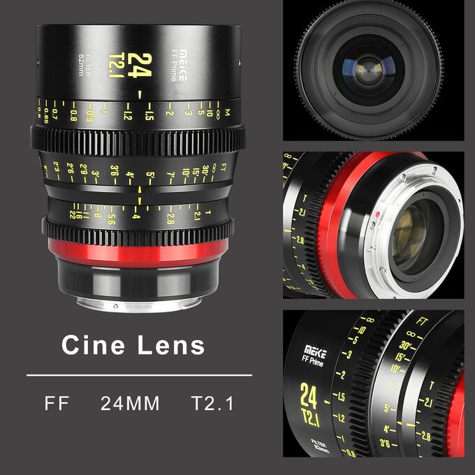 Meike 24 mm T2.1 Cine Meike 24 mm T2.1 Cine