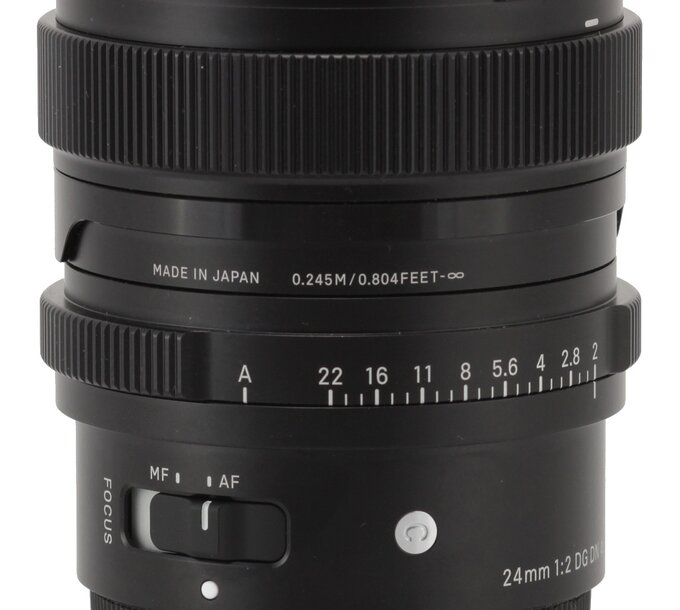 Sigma C 24 mm f/2 DG DN - Budowa i jako wykonania