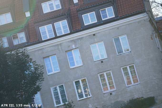 Sony FE 70-200 mm f/2.8 GM OSS II - Odblaski