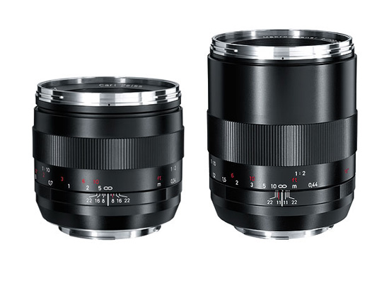 Carl Zeiss Makro-Planar T* 50 mm f/2 ZE i 100 mm f/2 ZE