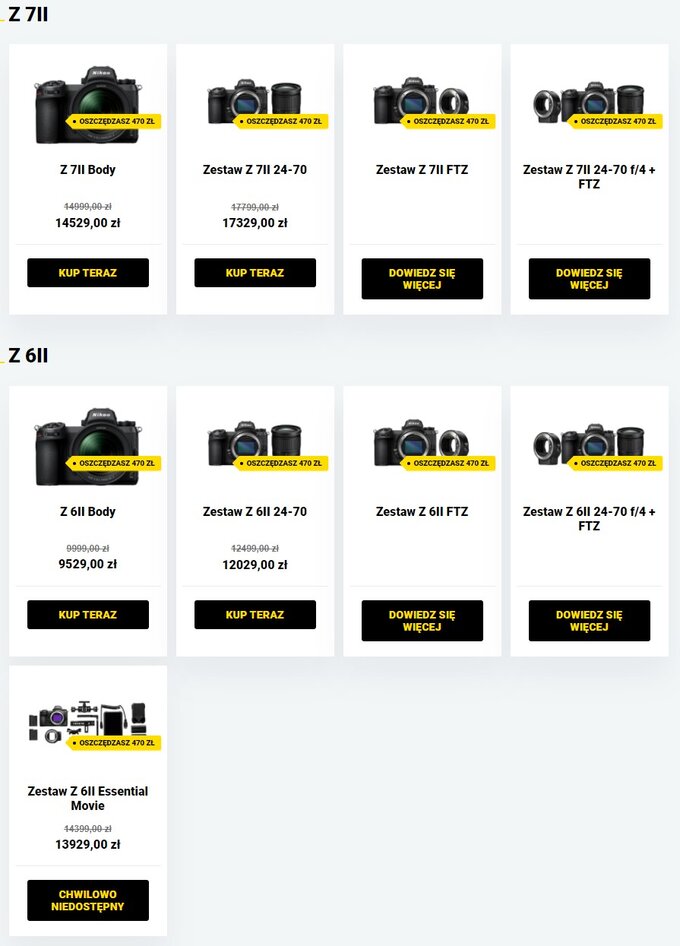 Trwają promocje na sprzęt Nikona