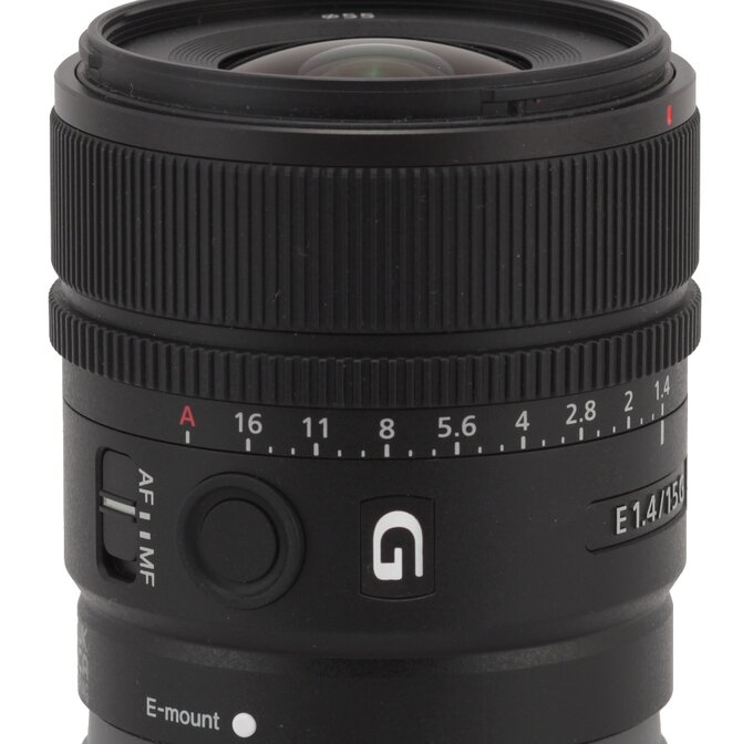 Sony E 15 mm f/1.4 G - Budowa i jako wykonania