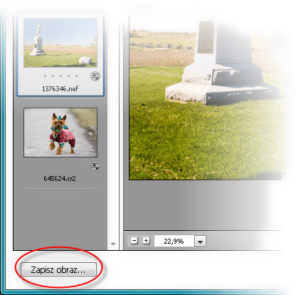 Zaklęcia Photoshopa - wywoływanie plików RAW - Zapisywanie zmian wprowadzonych w obrazach RAW Zaklęcia Photoshopa - wywoływanie plików RAW - Zapisywanie zmian wprowadzonych w obrazach RAW