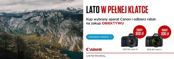 Letnie promocje Canon w sklepie Fotoforma.pl
