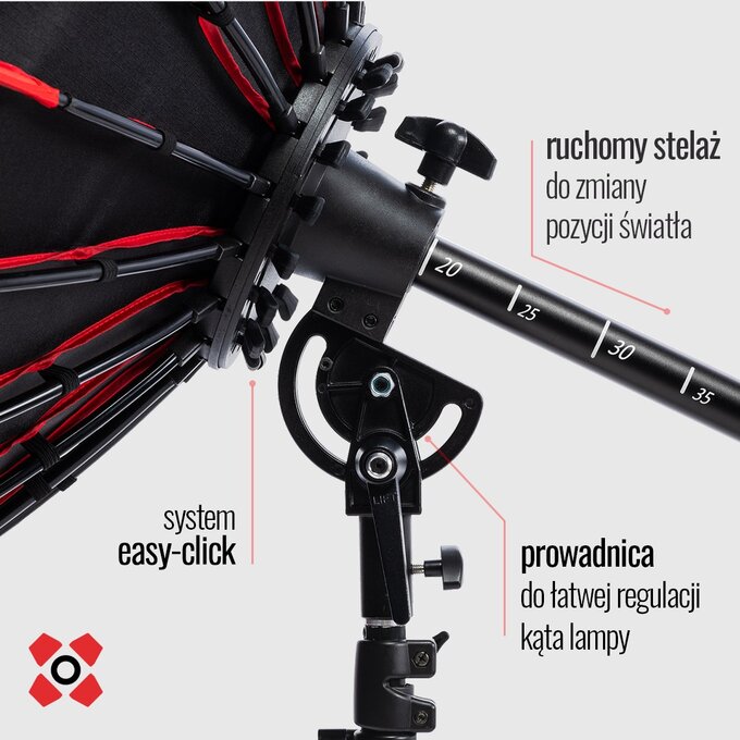 Quadralite Octadecagon Focus Softbox Para