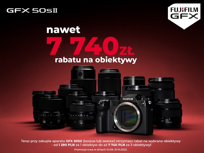 Promocja Fujifilm GFX w e-oko.pl