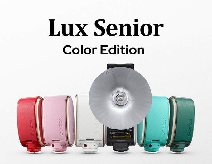 Nowe kolory lamp Godox Lux Senior