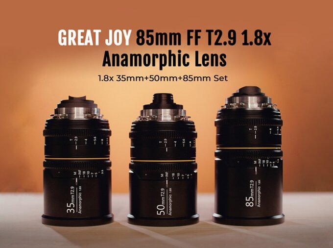 Great Joy 85 mm T2.9 1.8x Anamorphic
