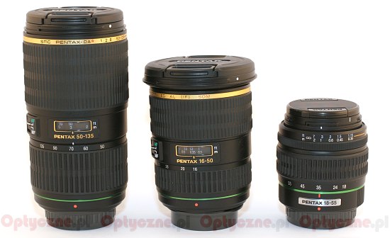 Pentax smc DA* 16-50 mm f/2.8 AL ED IF SDM - Budowa i jakość wykonania Pentax smc DA* 16-50 mm f/2.8 AL ED IF SDM - Budowa i jakość wykonania