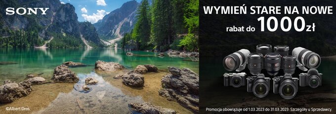 Stare na Nowe - promocja Sony w sklepie Fotoforma.pl