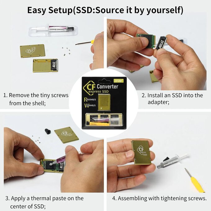 Nowy adapter Zitay CFexpress-SSD