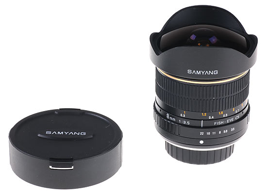 Samyang 8mm fish-eye oraz 85mm f/1.4 z bagnetem 4/3