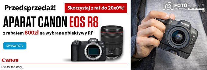 Promocje na aparaty Canon w sklepie Fotoforma.pl