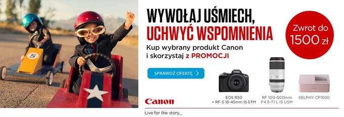 Start cashbacku Canon w sklepie Fotoforma.pl