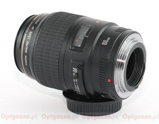 Canon EF 100 mm f/2.8 Macro USM - Budowa i jakość wykonania Canon EF 100 mm f/2.8 Macro USM - Budowa i jakość wykonania