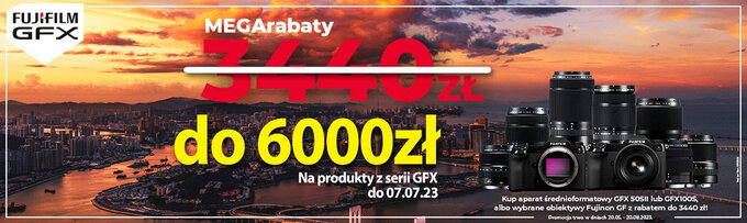 Megarabat Fujifilm GFX 50S II w e-oko.pl