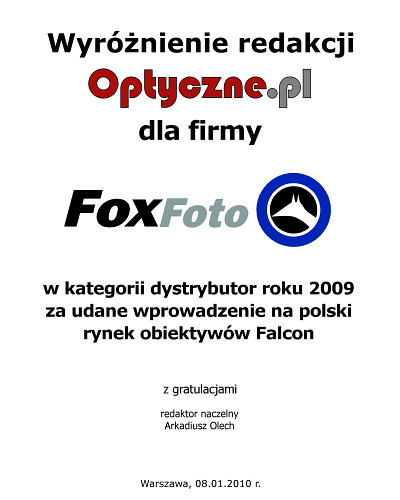 Plebiscyt na Produkt Roku 2009 - wyniki - Podsumowanie Plebiscytu na Produkt Roku 2009 wg Czytelnikw Optyczne.pl