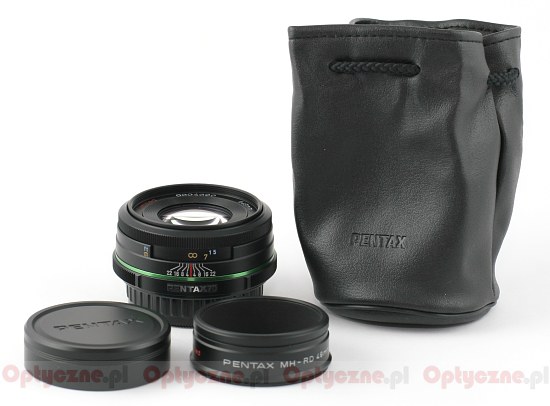 Pentax smc DA 70 mm f/2.4 Limited - Budowa i jako wykonania