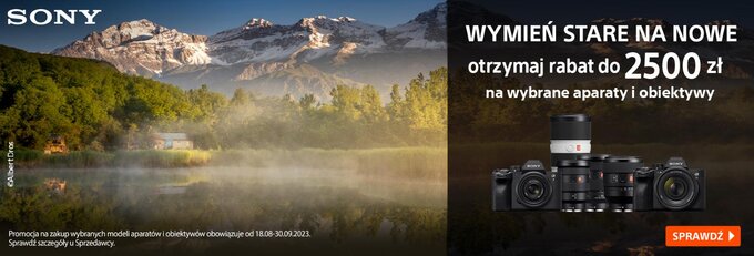 Stare na Nowe - promocja Sony w sklepie Fotoforma.pl
