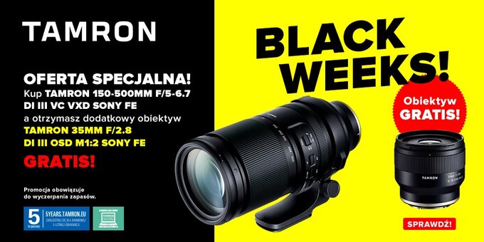 Promocja Tamron - obiektywy za zotwk