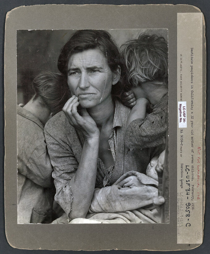 Historia jednej fotografii - Migrant Mother Dorothea Lange - Historia jednej fotografii - Migrant Mother Dorothea Lange