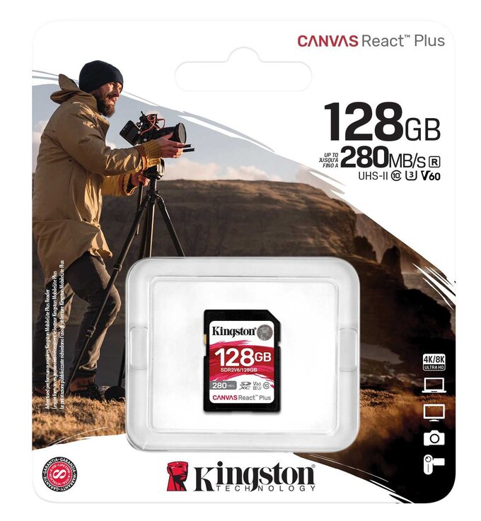 Kingston SD Canvas React Plus V60